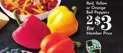 Pavilions Red, Yellow or Orange Bell Peppers offer