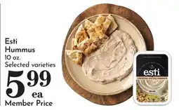 Pavilions Esti Hummus offer