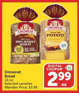 Albertsons Oroweat Bread offer