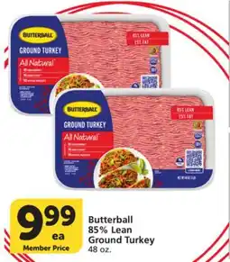 Albertsons Butterball 85% Lean Ground Turkey offer