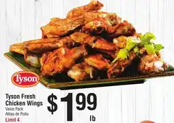 Smart & Final Tyson Fresh Chicken Wings offer