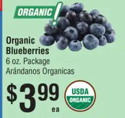 Smart & Final Organic Blueberries offer