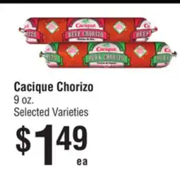 Smart & Final Cacique Chorizo offer