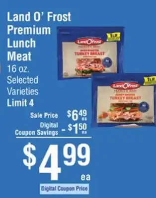 Smart & Final Land O' Frost Premium Lunch Meat offer