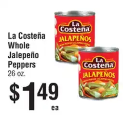 Smart & Final La Costeña Whole Jalepeño Peppers offer
