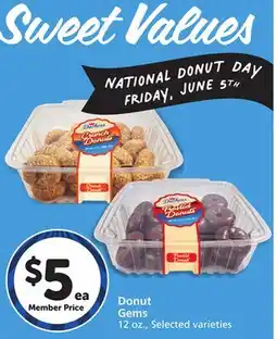 Albertsons Donut Gems offer