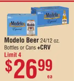 Smart & Final Modelo Beer offer