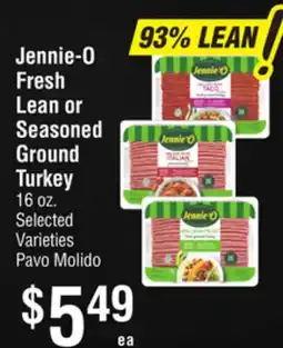 Smart & Final Jennie-O Fresh Lean or Seasoned Ground Turkey offer