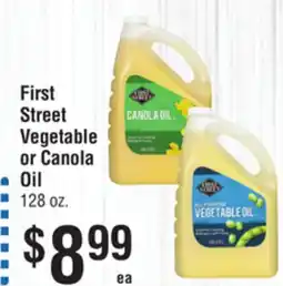 Smart & Final First Street Vegetable or Canola Oil offer