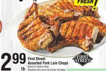Smart & Final First Street Assorted Pork Loin Chops offer
