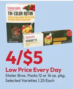 Stater Bros Stater Bros. Pasta offer
