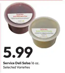 Stater Bros Service Deli Salsa offer