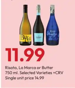 Stater Bros Risata, La Marca or Butter offer