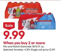 Stater Bros Gatorade offer