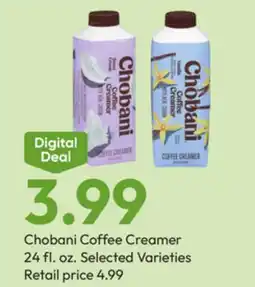 Stater Bros Chobani Coffee Creamer offer