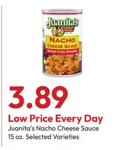Stater Bros Juanita's Nacho Cheese Sauce offer