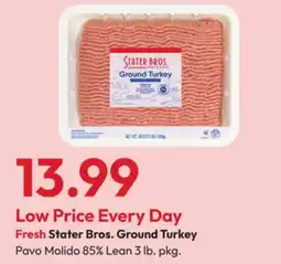 Stater Bros Fresh Stater Bros. Ground Turkey offer