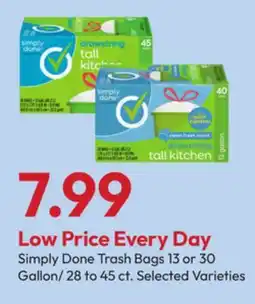 Stater Bros Simply Done Trash Bags offer