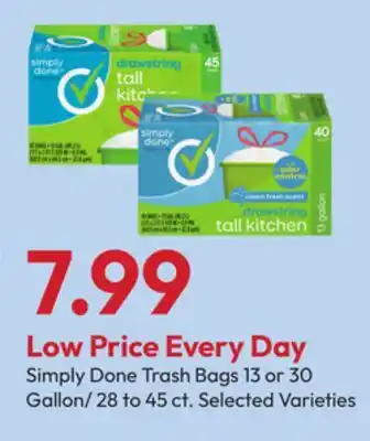 Stater Bros Simply Done Trash Bags offer