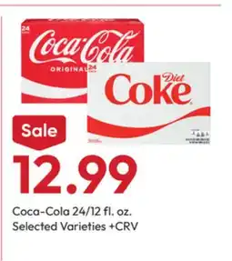 Stater Bros Coca-Cola 24/12 fl. oz offer