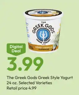 Stater Bros The Greek Gods Greek Style Yogurt offer