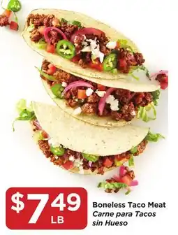 Food 4 Less Boneless Taco Meat offer