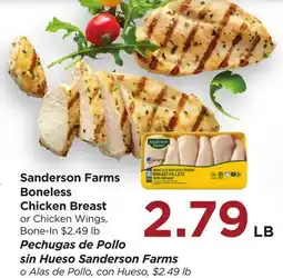Food 4 Less Sanderson Farms Boneless Chicken Breast offer
