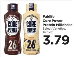 Food 4 Less Fairlife Core Power Protein Milkshake offer