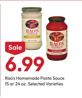 Stater Bros Rao's Homemade Pasta Sauce offer