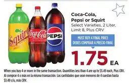 Food 4 Less Coca-Cola, Pepsi or Squirt offer
