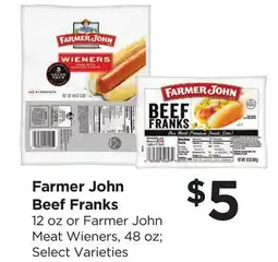 Food 4 Less Farmer John Beef Franks offer