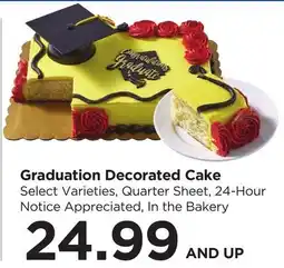 Food 4 Less Graduation Decorated Cake offer