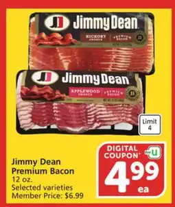 Vons Jimmy Dean Premium Bacon offer