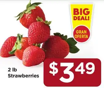 Food 4 Less 2 lb Strawberries offer