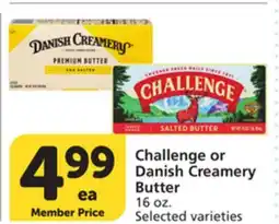 Vons Challenge or Danish Creamery Butter offer