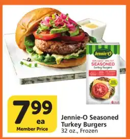 Vons Jennie-O Seasoned Turkey Burgers offer