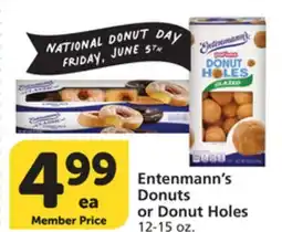 Vons Entenmann's Donuts or Donut Holes offer