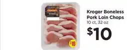 Food 4 Less Kroger Boneless Pork Loin Chops offer