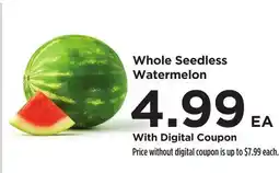 Food 4 Less Whole Seedless Watermelon offer