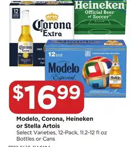 Food 4 Less Modelo, Corona, Heineken or Stella Artois offer