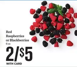 Mariano's Red Raspberries or Blackberries offer