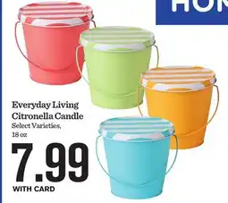 Mariano's Everyday Living Citronella Candle offer