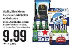 Mariano's Stella, Blue Moon, Heineken, Michelob or Guinness Non-Alcoholic Beers offer