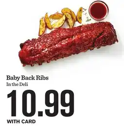 Mariano's Baby Back Ribs offer