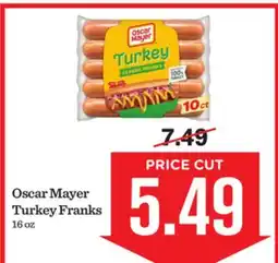 Mariano's Oscar Mayer Turkey Franks offer