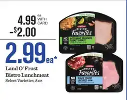 Mariano's Land O' Frost Bistro Lunchmeat offer