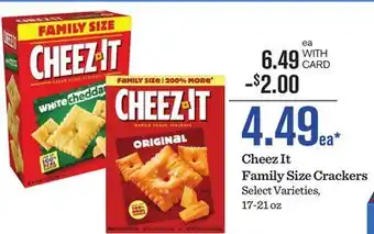 Mariano's Cheez It Family Size Crackers offer