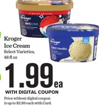 Mariano's Kroger Ice Cream offer