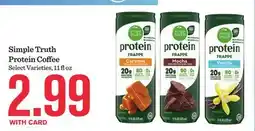 Mariano's Simple Truth Protein Coffee offer