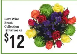 Mariano's Love Wins Fresh Collection offer